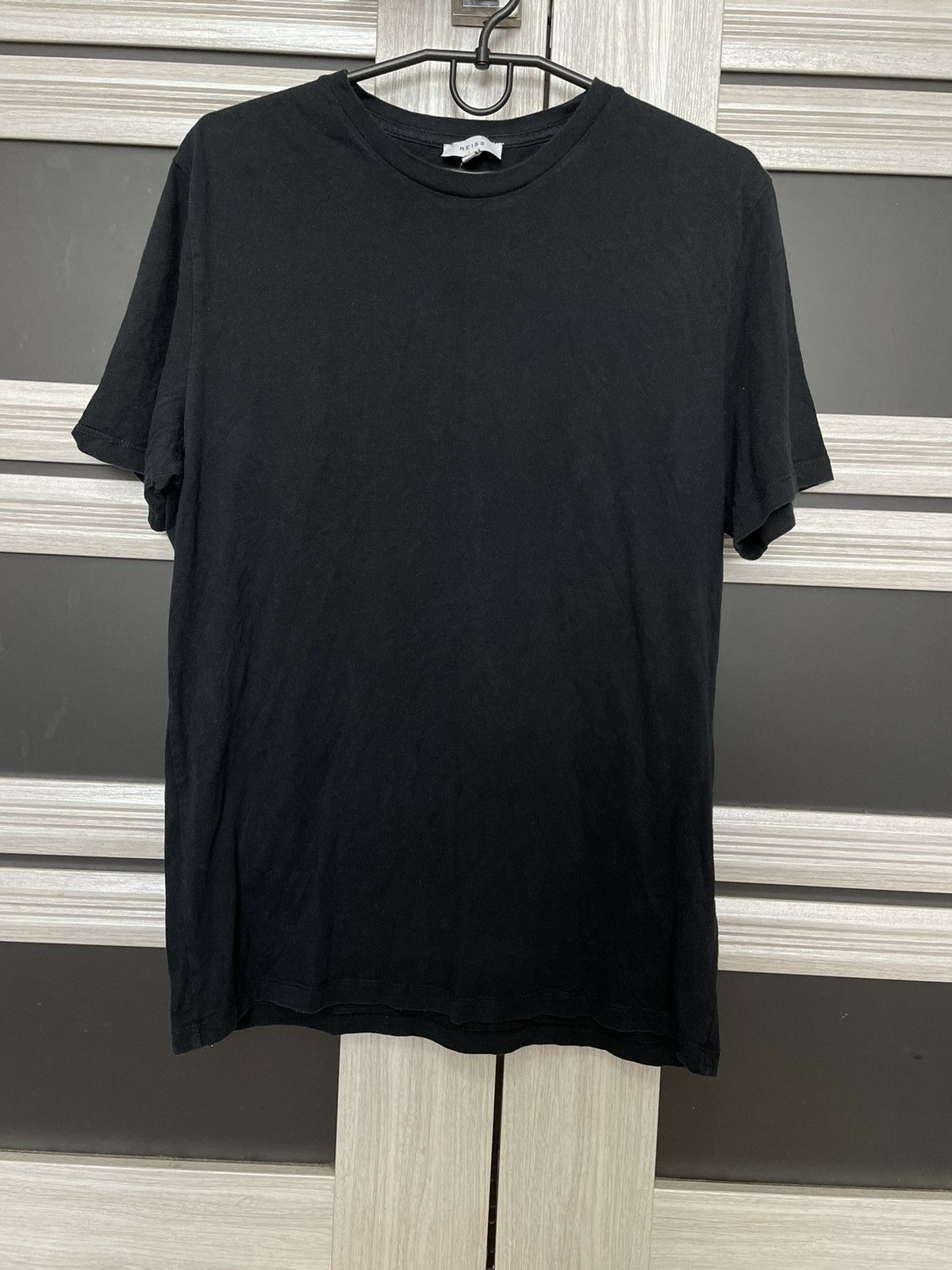 Reiss Reiss Black Basic Tee Vintage Minimalist T-Shirt Size L Size US L / EU 52-54 / 3 - 1 Thumbnail