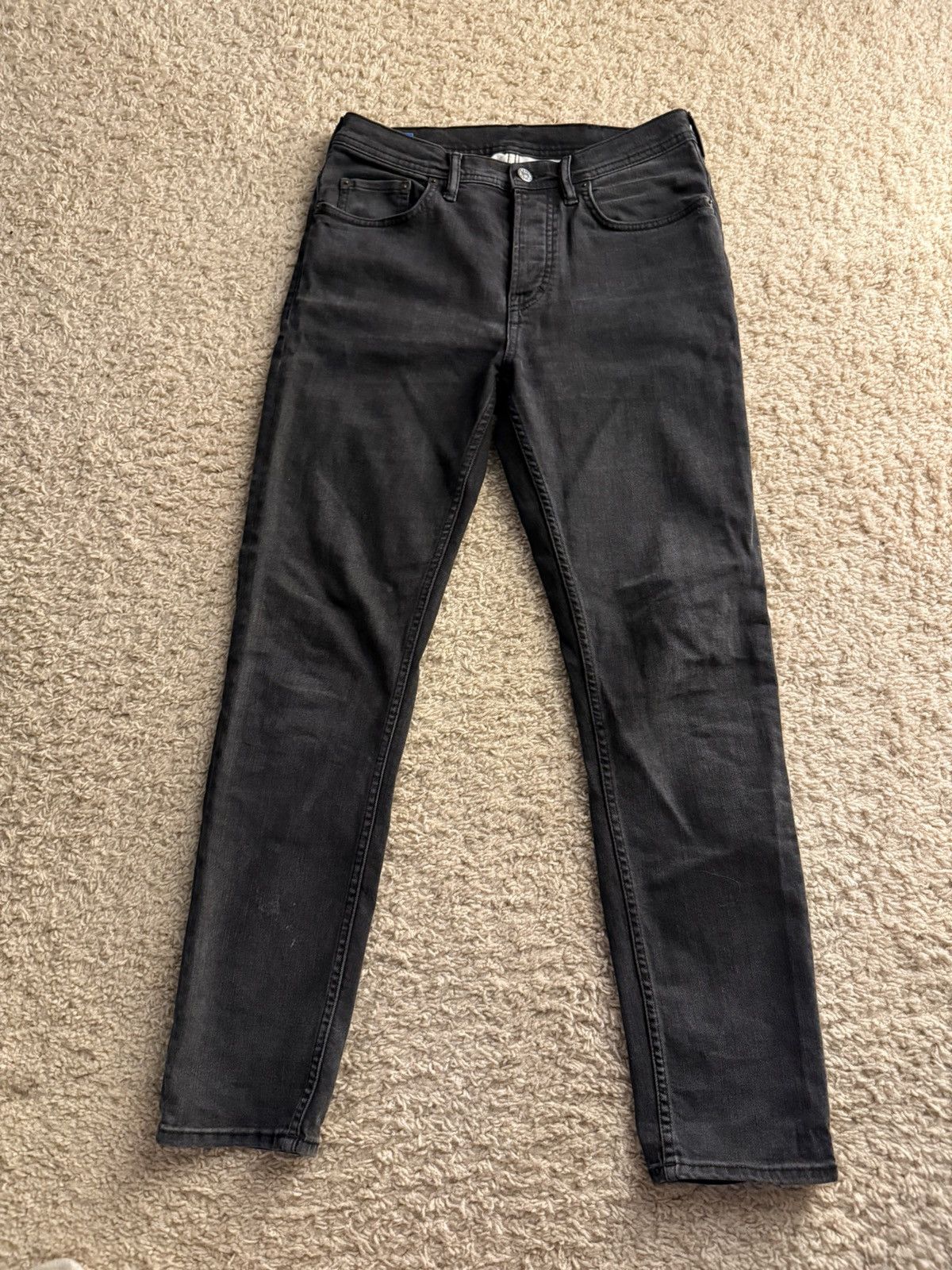 Acne Studios Acne Studios Black Skinny/Slim Bla Konst Jeans Size 28" / US 6 / IT 42 - 1 Thumbnail