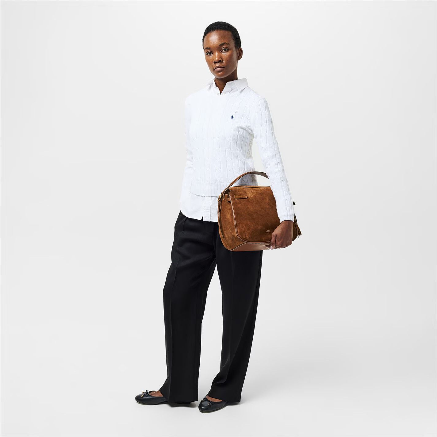 Polo Ralph Lauren o1g2r1mq0825 Size: OS / Polo ID Satchel Bag in Brown Size ONE SIZE - 6 Thumbnail