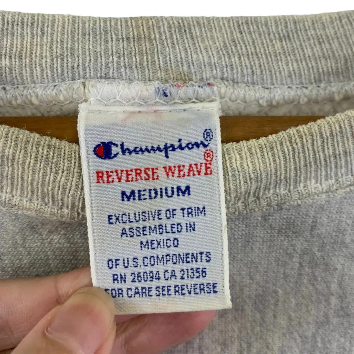 Champion Vintage CHAMPION REVERSE WEAVE Gray Sweatshirt Sweater Size M / US 6-8 / IT 42-44 - 5 Thumbnail