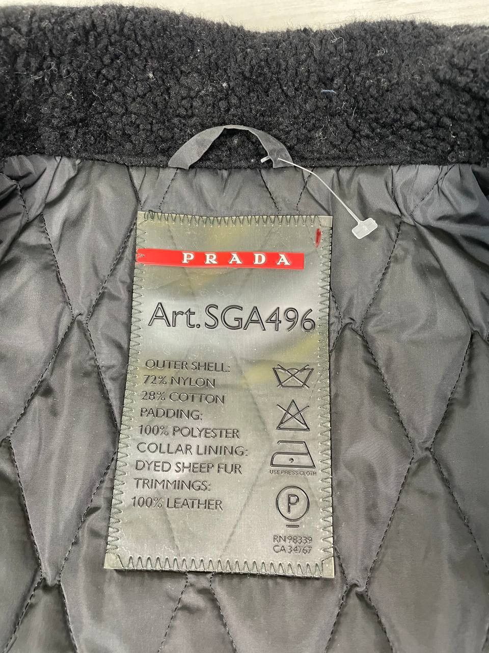 Prada Vintage Prada Sport Black Military Nylon Jacket Coat Luxury Size US M / EU 48-50 / 2 - 11 Thumbnail