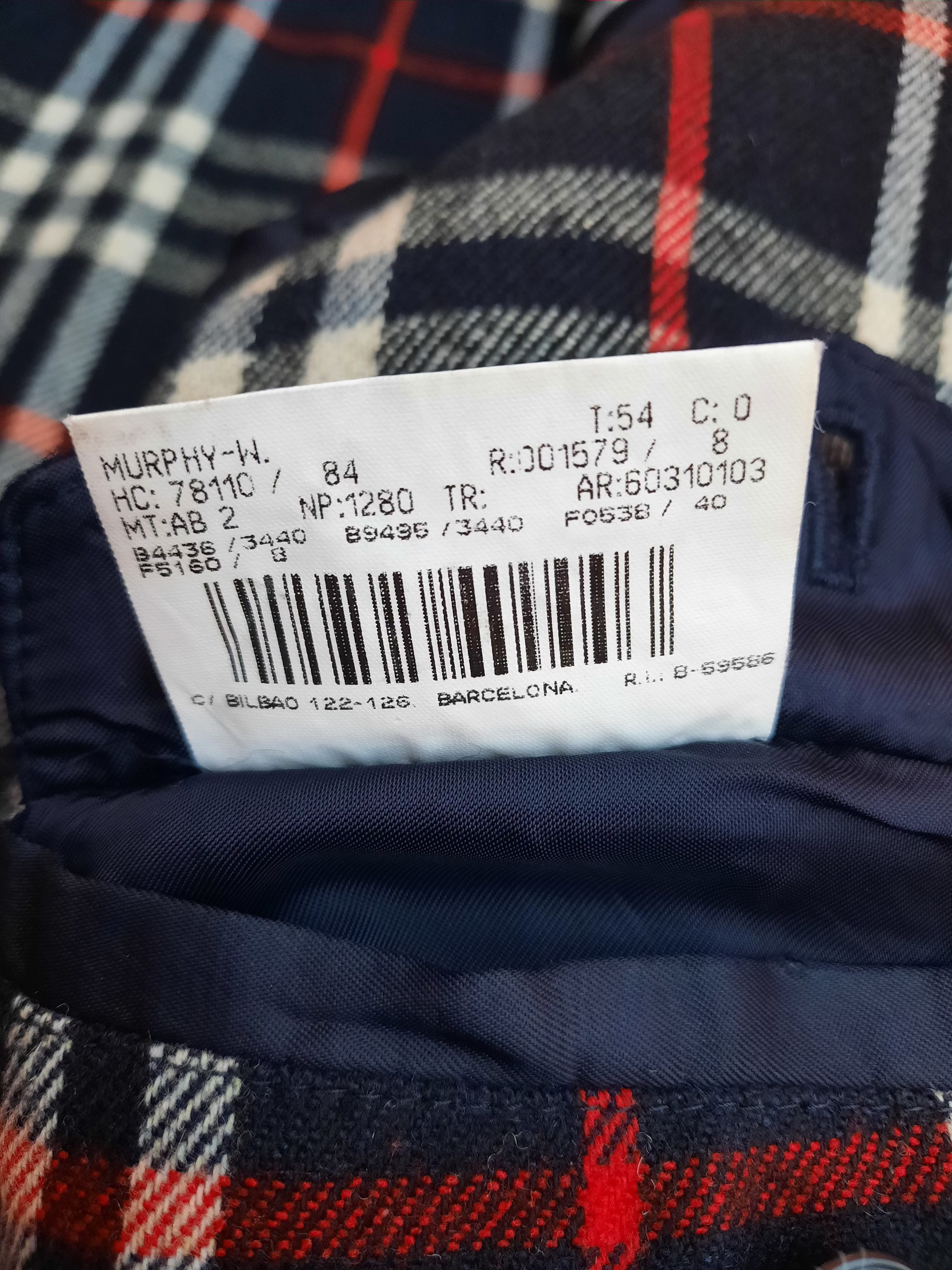 Burberry 90s Burberrys’ Classic Navy Wool Overcoat – Size 54 / XL Size US XL / EU 56 / 4 - 10 Thumbnail