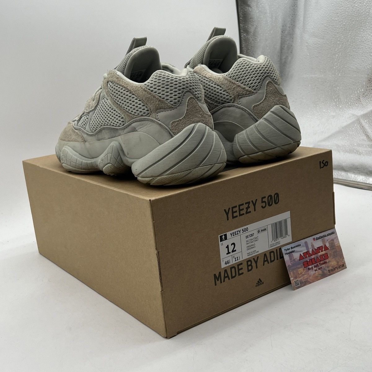 Adidas Yeezy 500 salt Size US 12 / EU 45 - 4 Thumbnail