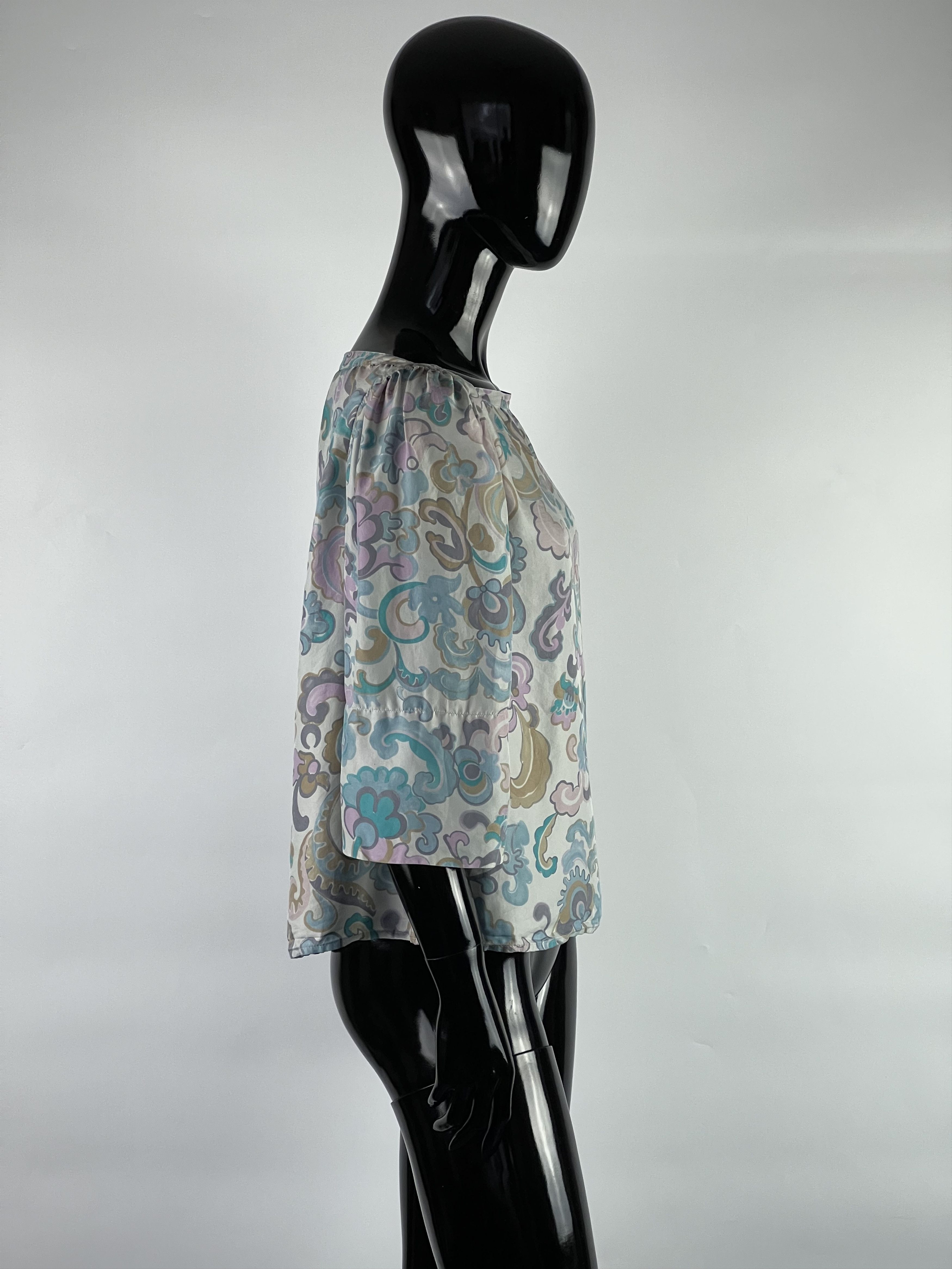 Chloe × See by Chloe See by Chloe Multicolor 100% Silk Blouse Size IT42 US6 Size M / US 6-8 / IT 42-44 - 2 Thumbnail