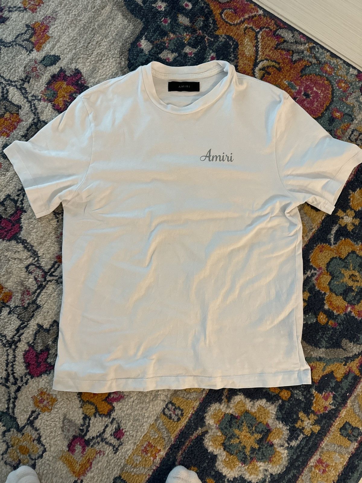 image of Amiri Lanesplitters T-Shirt Size S in White, Men's