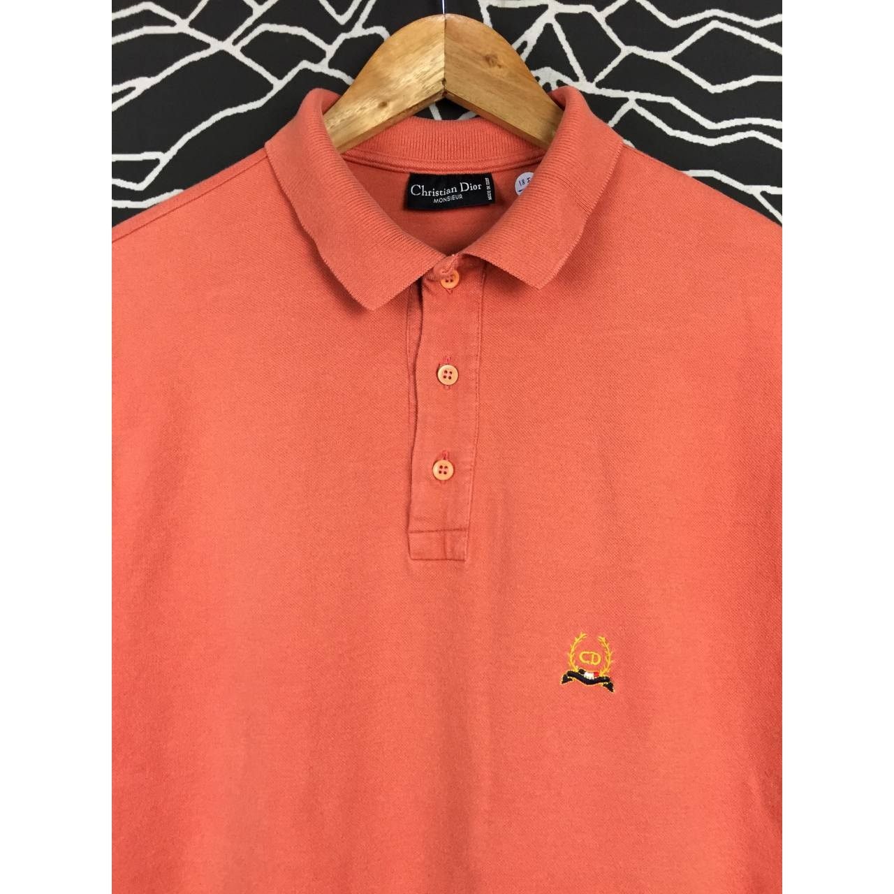 Christian Dior Monsieur × Dior × Vintage Vtg 90s Christian Dior Monsieur Made In Italy Polo Tee Size US S / EU 44-46 / 1 - 3 Thumbnail