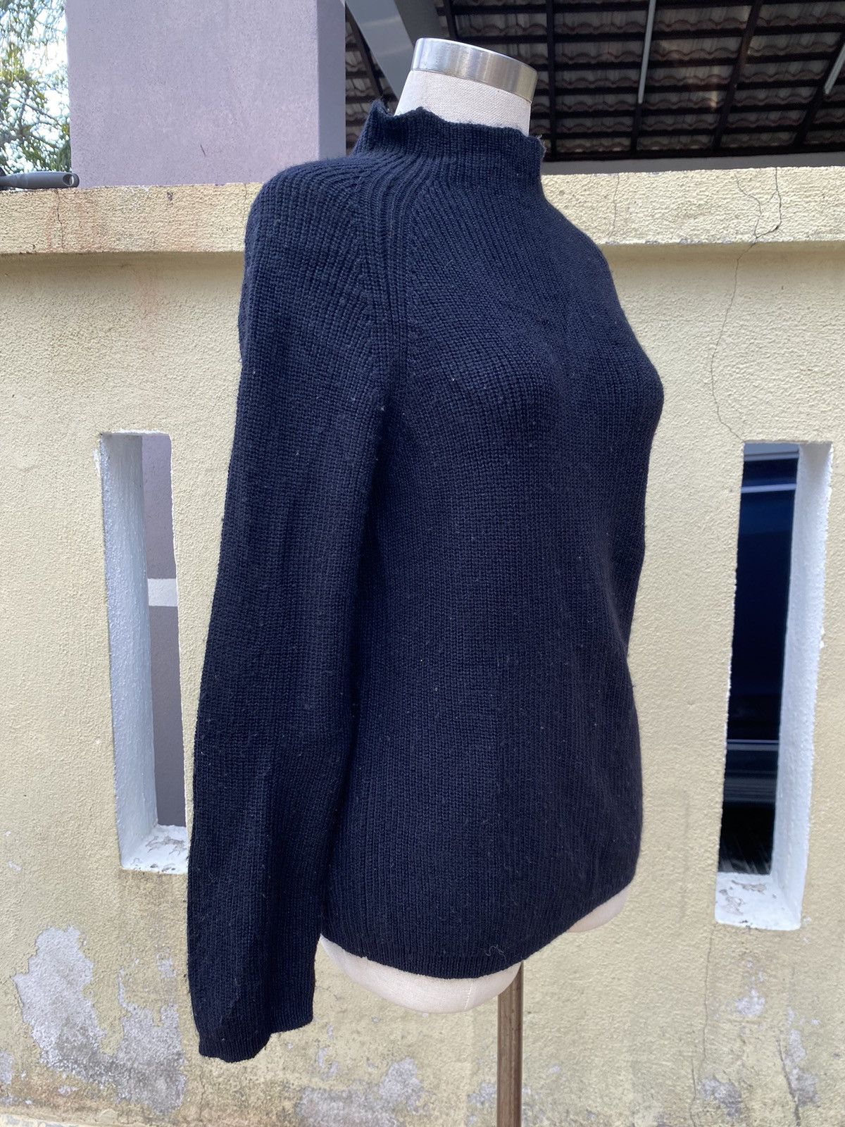 Margaret Howell black wool sweater Size M / US 6-8 / IT 42-44 - 6 Thumbnail