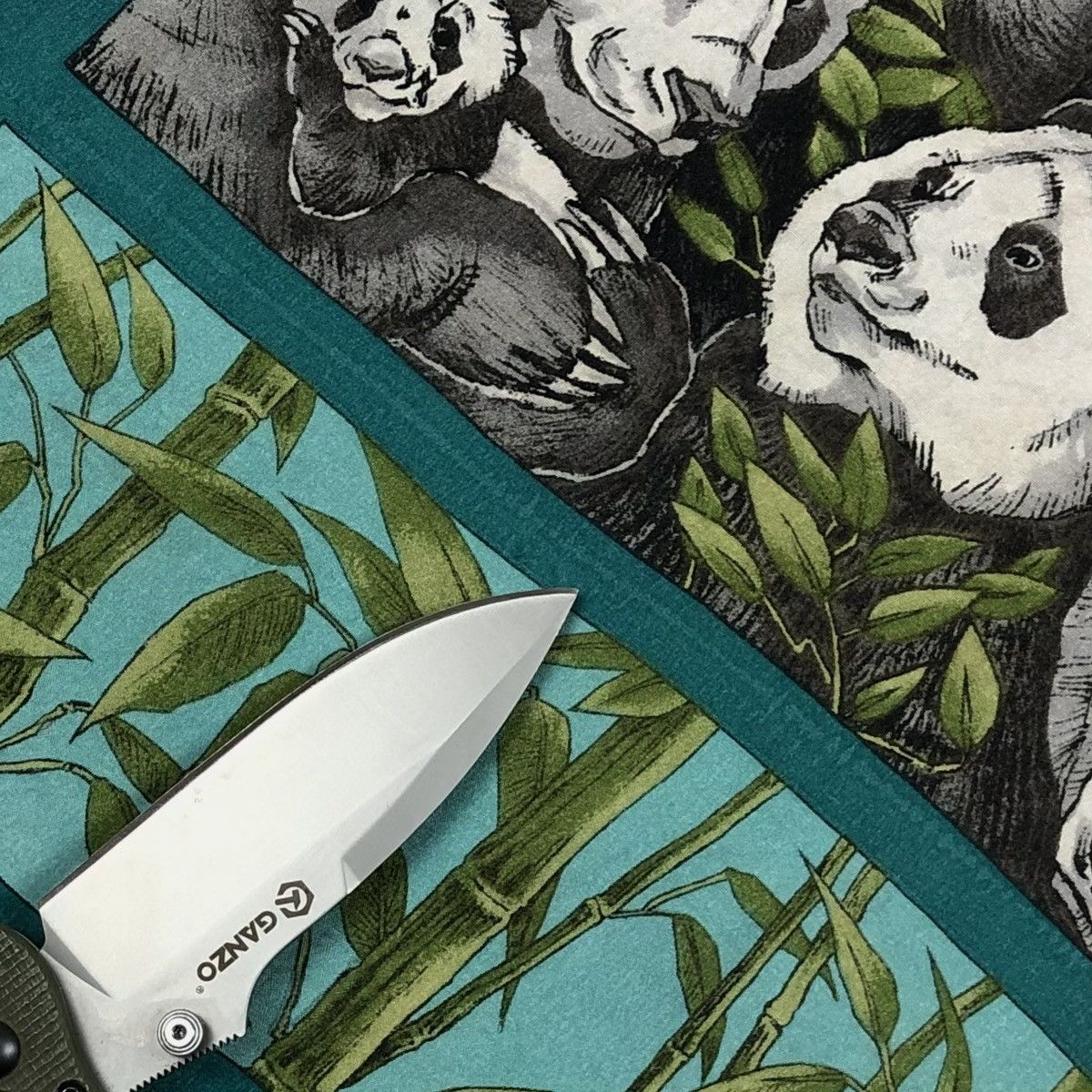 WWF 90s WWF Silk Japan Vera Companies Panda Scarf Wrap Size ONE SIZE - 19 Thumbnail