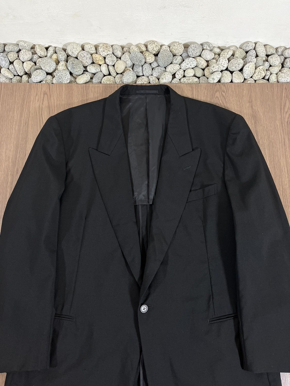 Yves Saint Laurent Yves Saint Laurent pour Homme Blazer Classic Tailored Jacket Size 50R - 3 Thumbnail