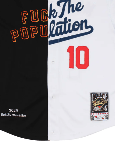 Fuck The Population FTP Rivals Baseball Jersey Black 2XL Size US XXL / EU 58 / 5 - 2 Thumbnail