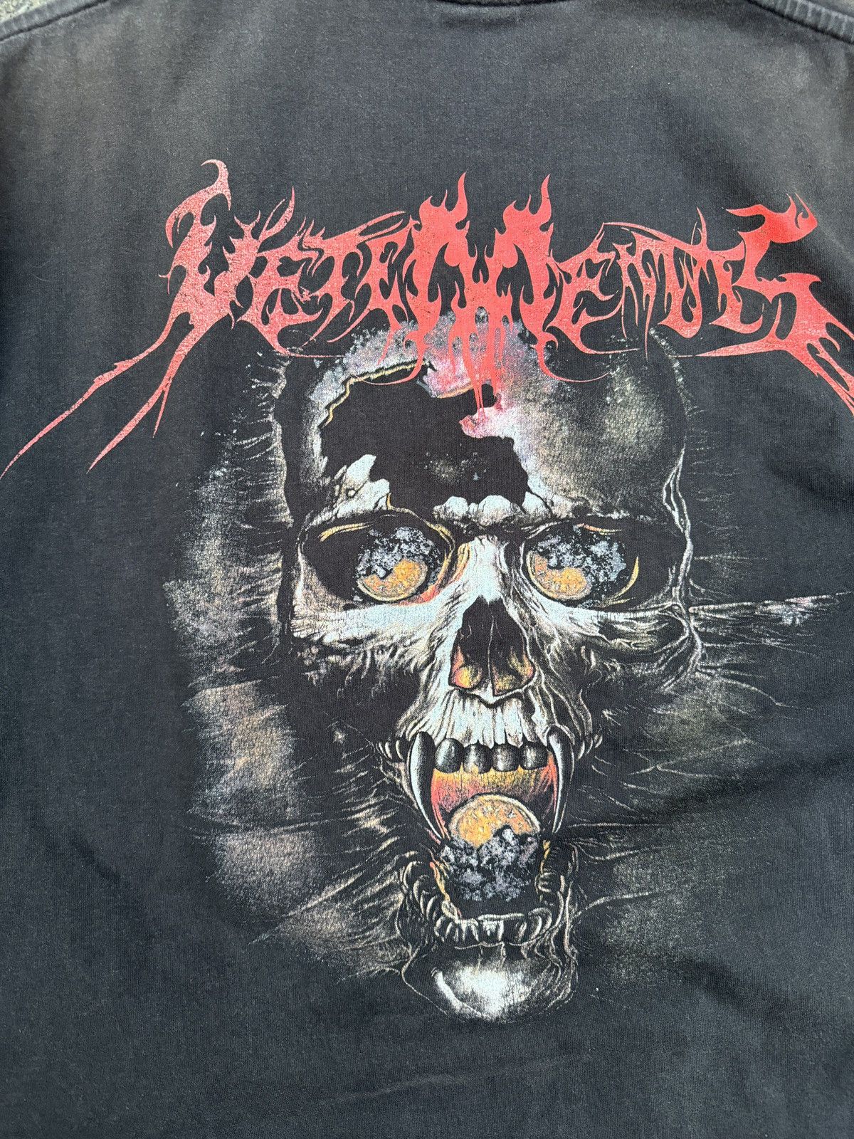Vetements *RARE* Vetements AW16 Heavy Metall Skull Tshirt Size US S / EU 44-46 / 1 - 3 Thumbnail