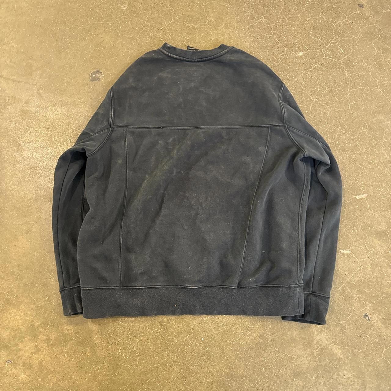 Nike Nike black crewneck sweatshirt with embroidered swoosh Size US L / EU 52-54 / 3 - 3 Thumbnail