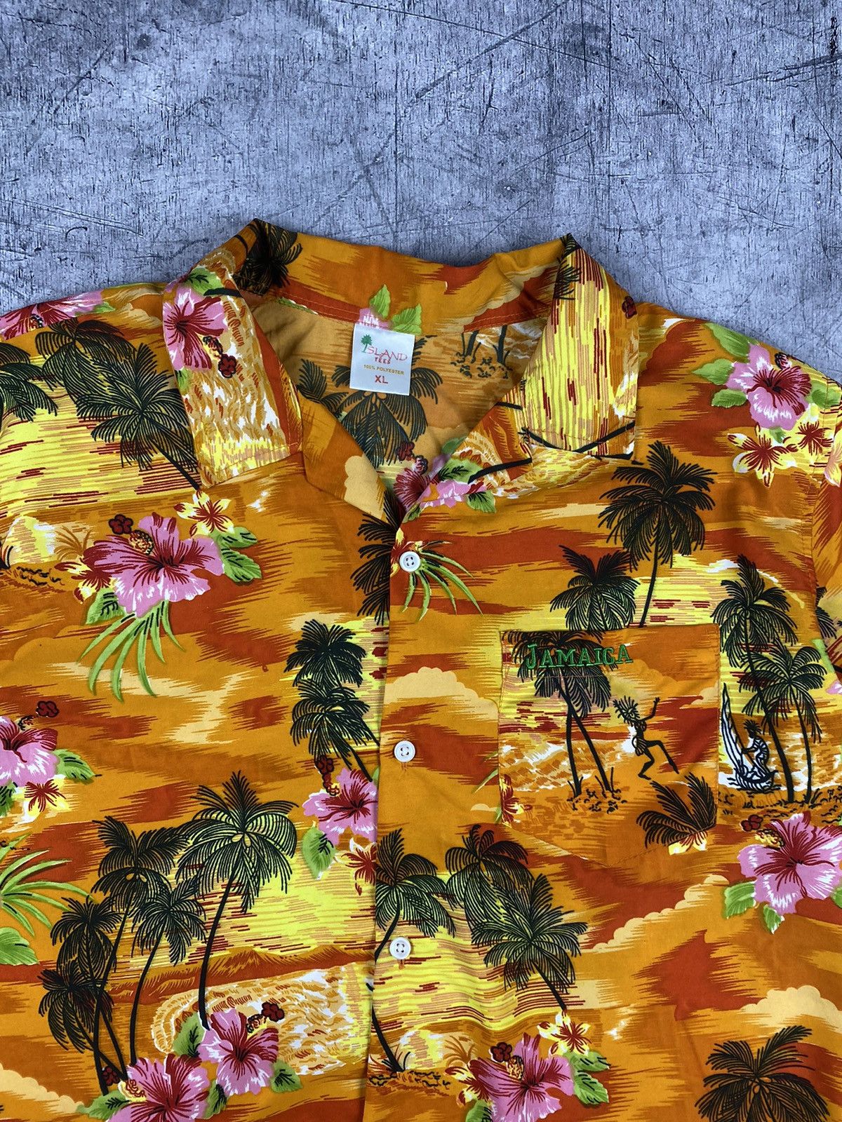 Japanese Brand Mens Vintage Jamaica Hawaiian Crazy Shirt Aloha Wear Size M Size US XL / EU 56 / 4 - 6 Thumbnail