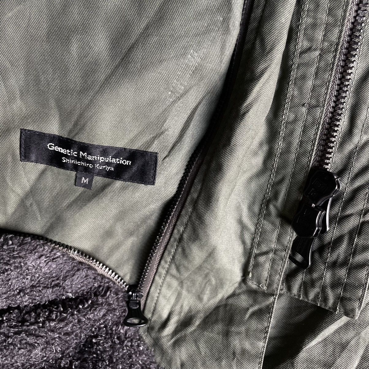 Genetic Manipulation Shinichiro Kuriya 🇯🇵 SHINICHIRO KARIYA WAXED FUR RACOON HOODIE PARKA JACKET Size US M / EU 48-50 / 2 - 12 Thumbnail