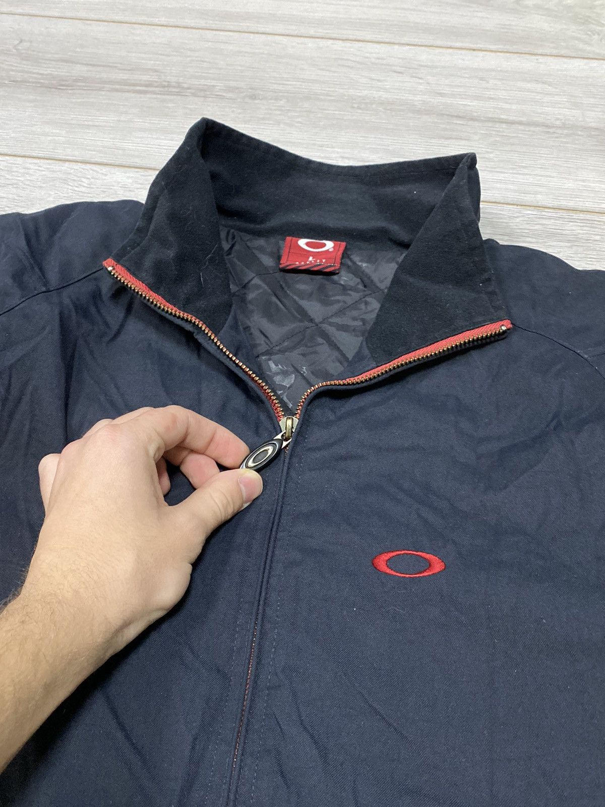 Vintage Oakley vintage nylon jacket Size US L / EU 52-54 / 3 - 3 Thumbnail