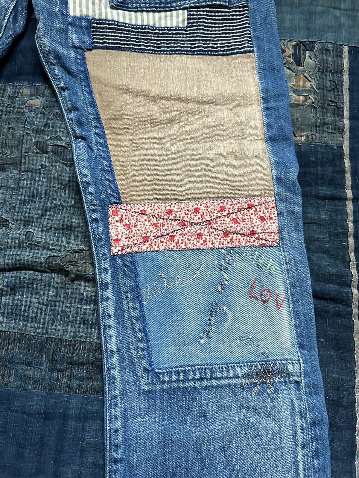 Kapital × Kapital Kountry Kapital patchwork denim Size US 34 / EU 50 - 8 Thumbnail
