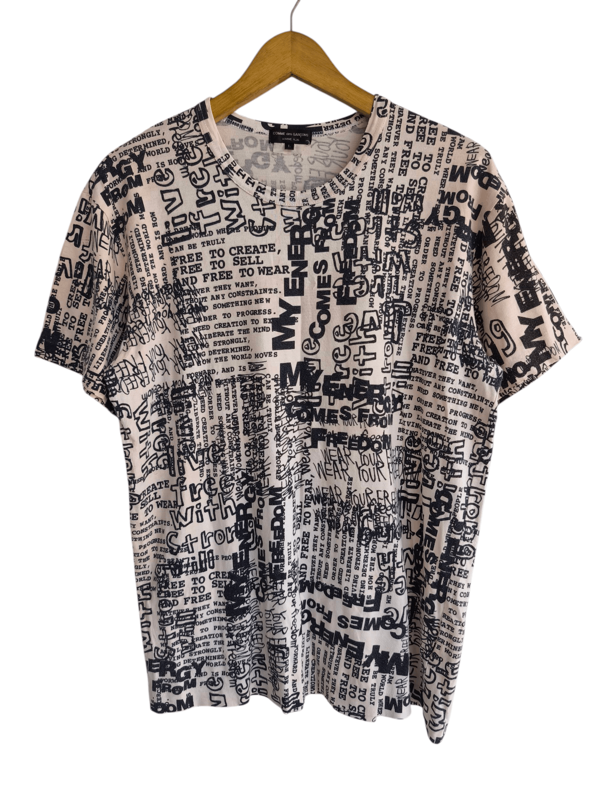 Comme Des Garcons My Energy Comes From Freedom | Grailed