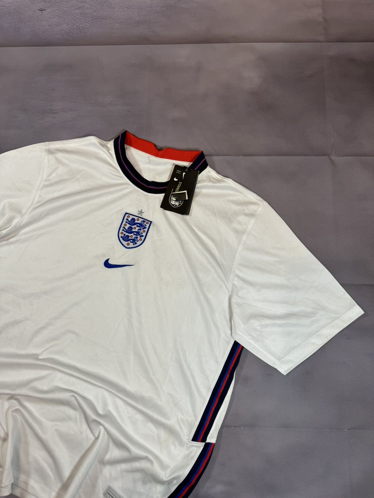 Nike × Vintage NEW England National Team 2020 Nike Jersey Blokcore 2XL Size US XXL / EU 58 / 5 - 2 Thumbnail