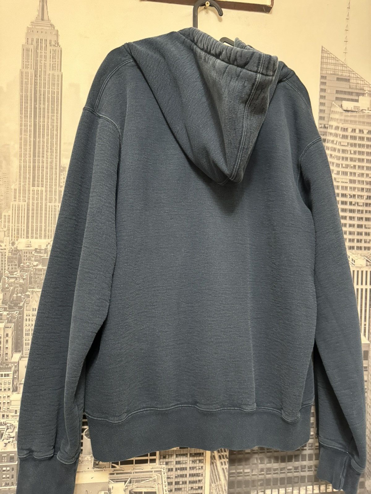Supreme 🔥 SS18 Supreme Contrast Small Box Zip Jacket Navy SZ Large Size US L / EU 52-54 / 3 - 10 Thumbnail
