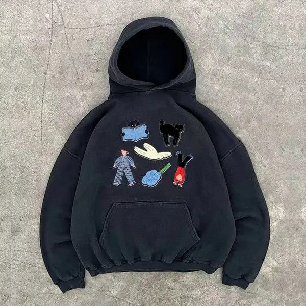 Japanese Brand Mayuko x Yuka Street fashion retro life print hoodie y2k Size US L / EU 52-54 / 3 - 3 Thumbnail