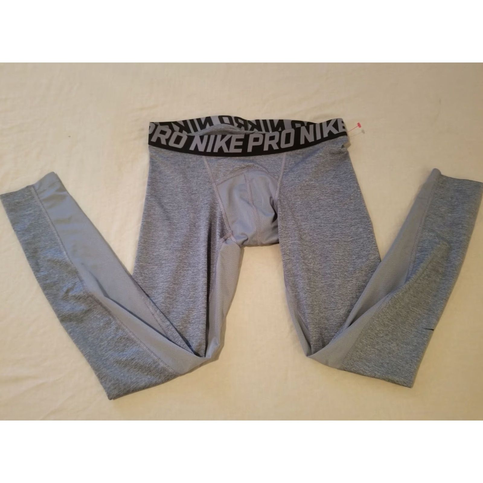 Nike Nike Pro Pants Mens Medium Gray Athletic Sweatpants Regular Size M Shirt? Size US 31 - 4 Thumbnail