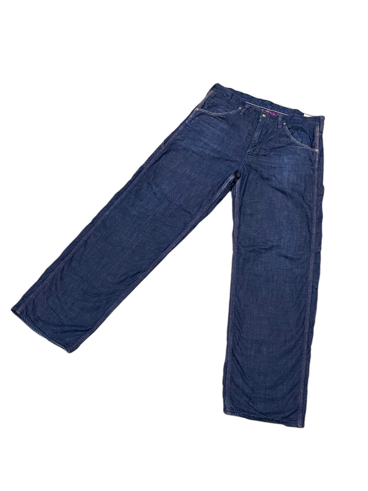 Japanese Brand Orslow Carpenter Blanket Lining Pants Size US 34 / EU 50 - 6 Thumbnail