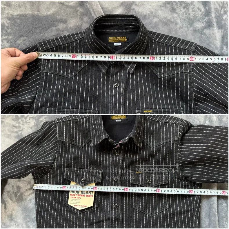 Iron Heart Iron Heart Heavyweight 12oz black dyed Wabash retro wester Size US M / EU 48-50 / 2 - 7 Thumbnail