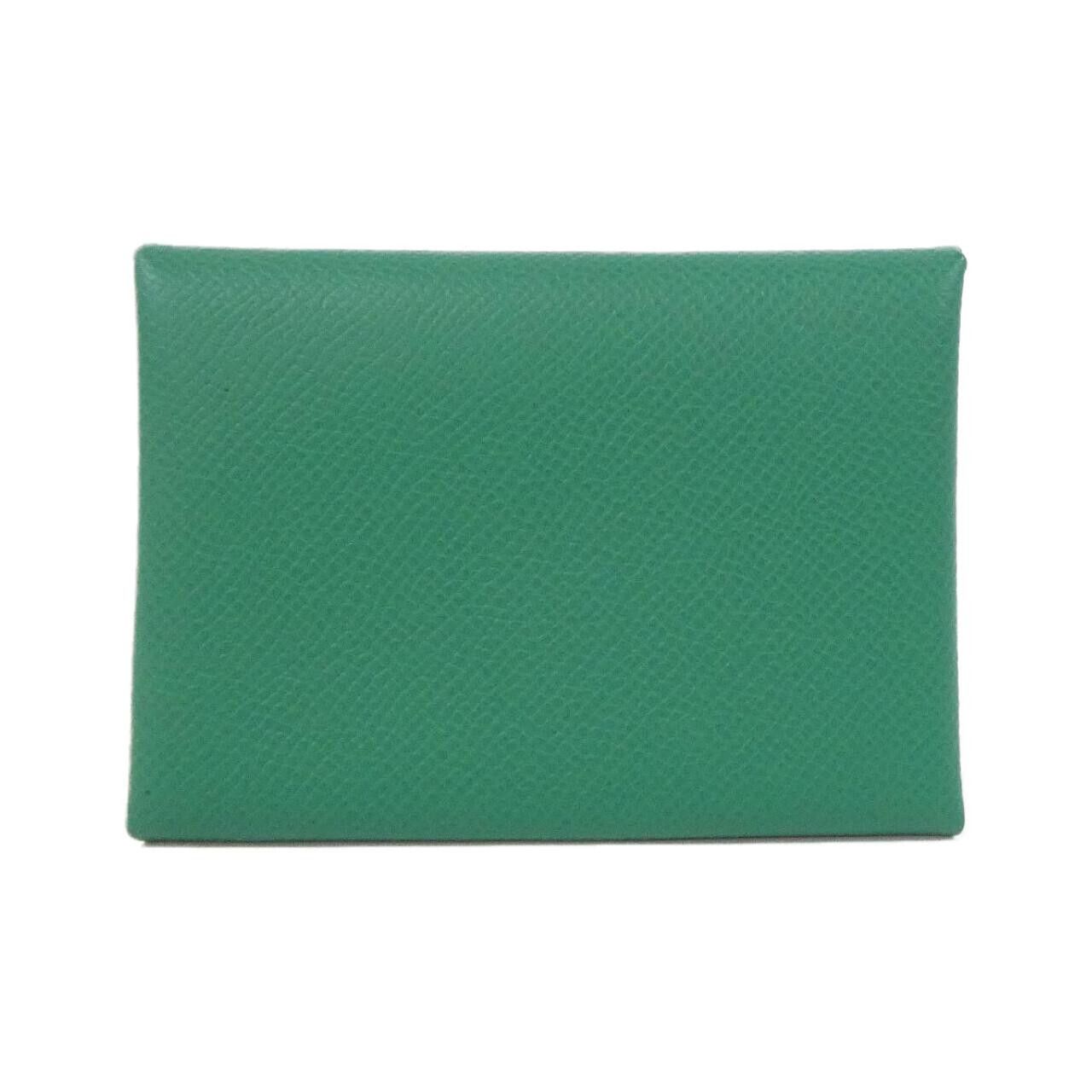 Hermes Hermes Hermes Calvi Leather Coin Case Leather Coin Case W DUTY FREE for USA Size ONE SIZE - 1 Thumbnail