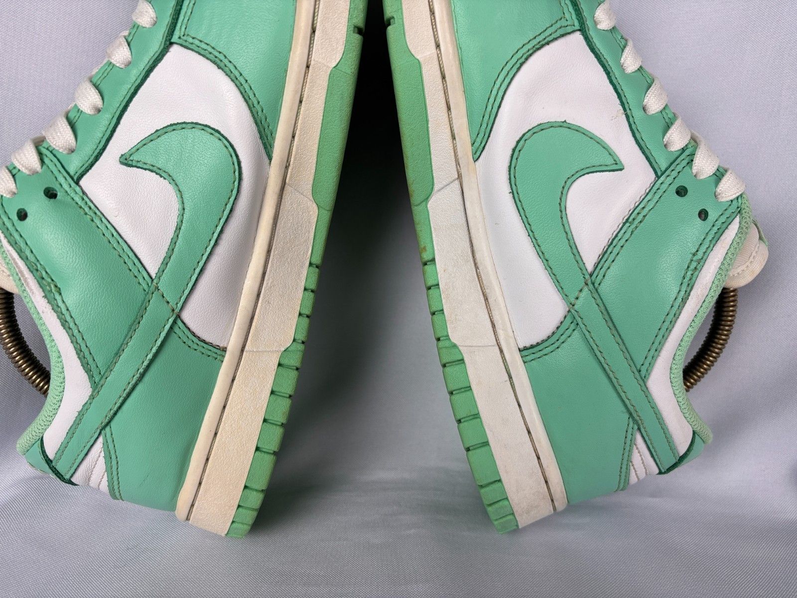 Nike Nike Dunk Low Green Glow White Low Sneakers US 8 UK 5.5 Size US 8 / IT 38 - 6 Thumbnail