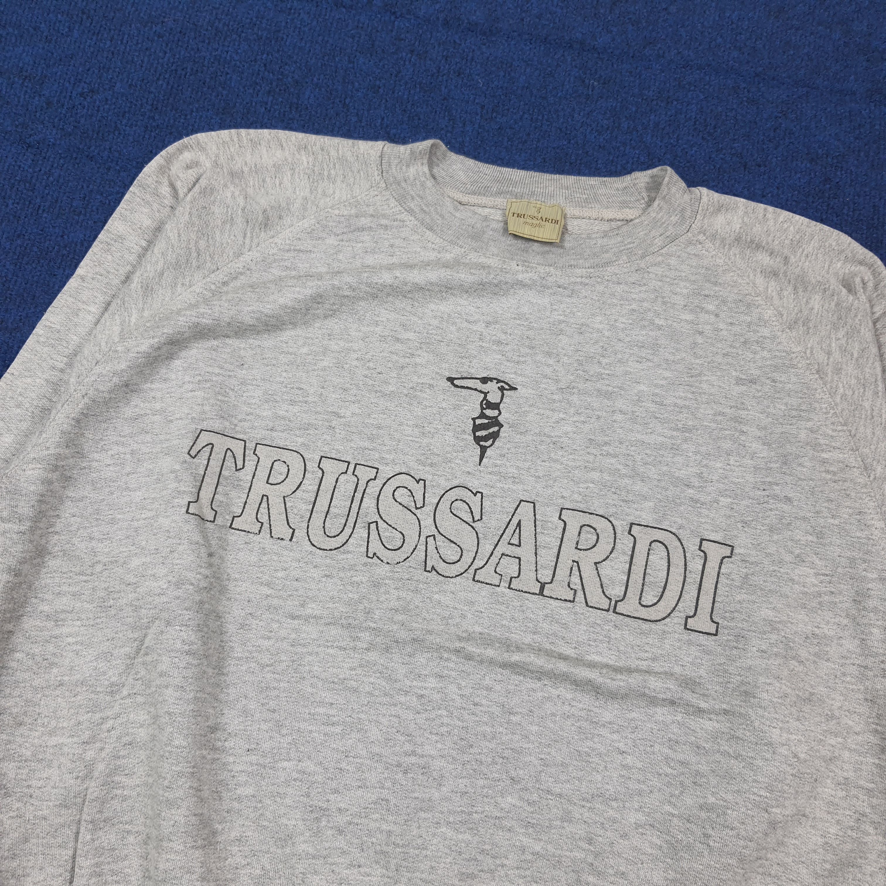 Trussardi Vintage Trussardi Maglie Sweatshirt Pullover C279N16 Size US L / EU 52-54 / 3 - 2 Thumbnail
