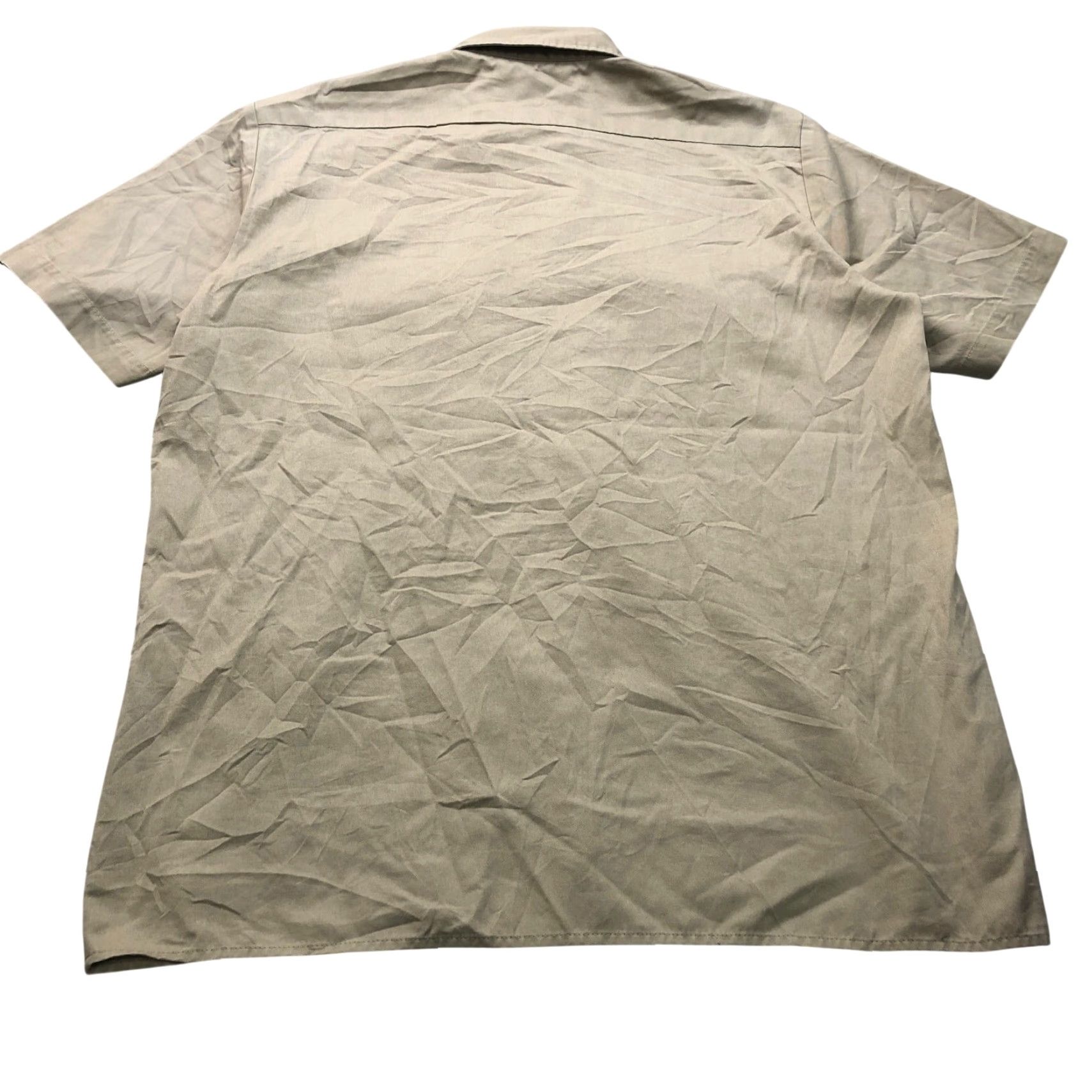 Dickies VINTAGE Dickies Twill Workwear Button Up Shirt Men L Short Sleeve Logo Brown Size US L / EU 52-54 / 3 - 7 Thumbnail