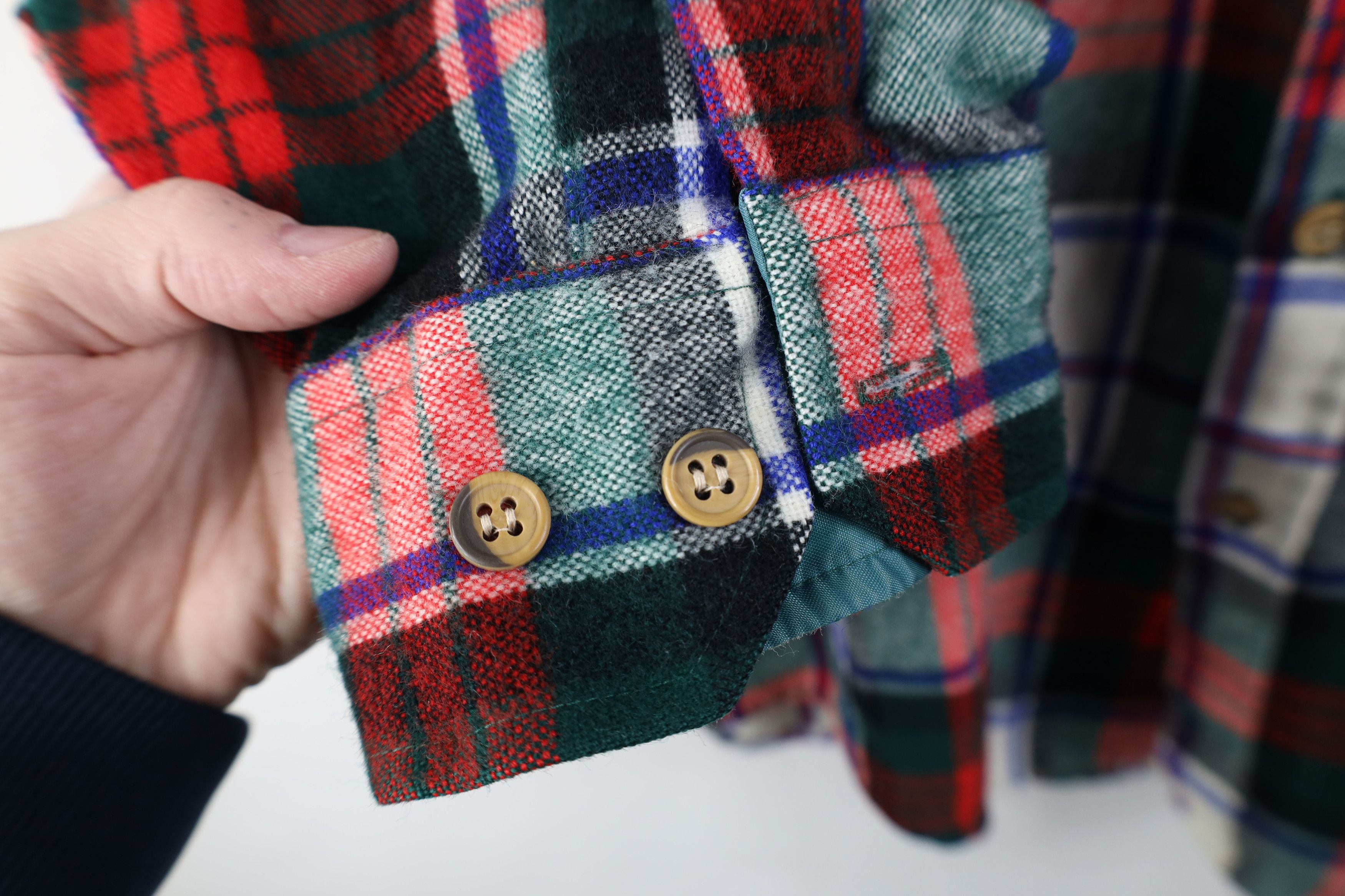 Vintage Vintage 90s Streetwear Flannel Collared Button Shirt Plaid Size US L / EU 52-54 / 3 - 8 Thumbnail