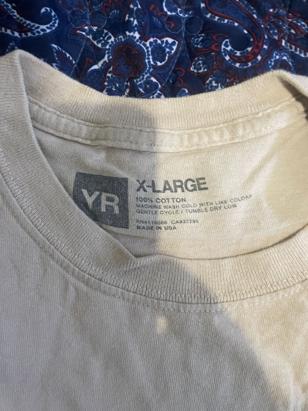 Young And Reckless YR Beige Tee Size US XL / EU 56 / 4 - 2 Thumbnail