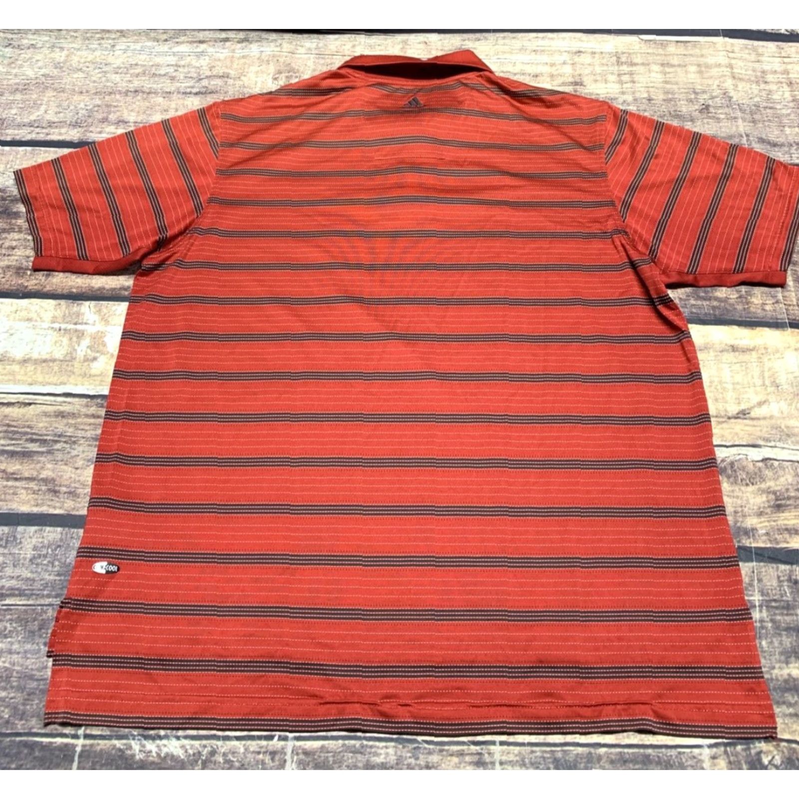 Adidas Mens Adidas Climacool Polo Shirt Short Sleeve Button 3 Button Size Large Red Mens Size US L / EU 52-54 / 3 - 7 Thumbnail