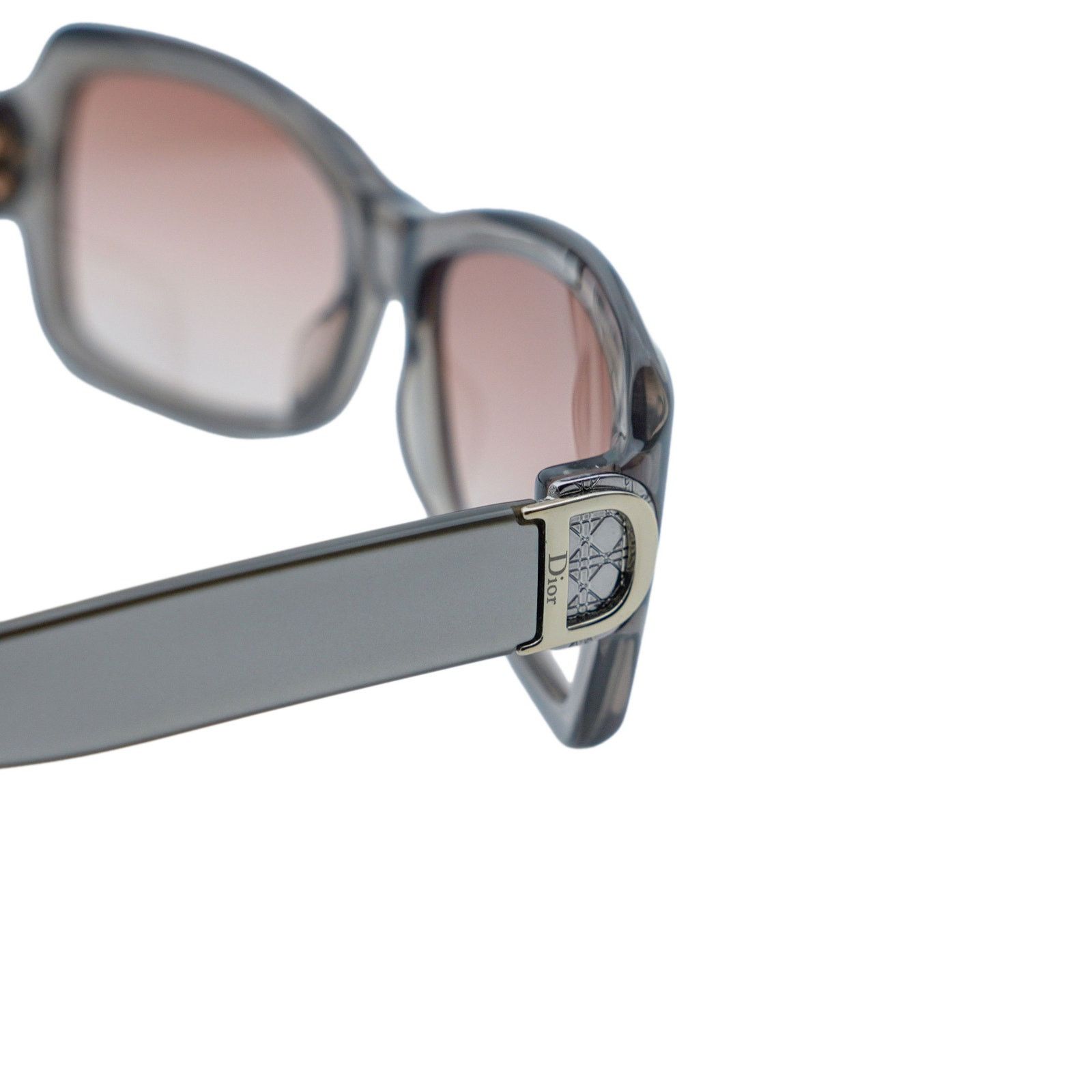Dior Vintage Dior Gray Gradient D Logo Rectangular Sunglasses Size ONE SIZE - 5 Thumbnail