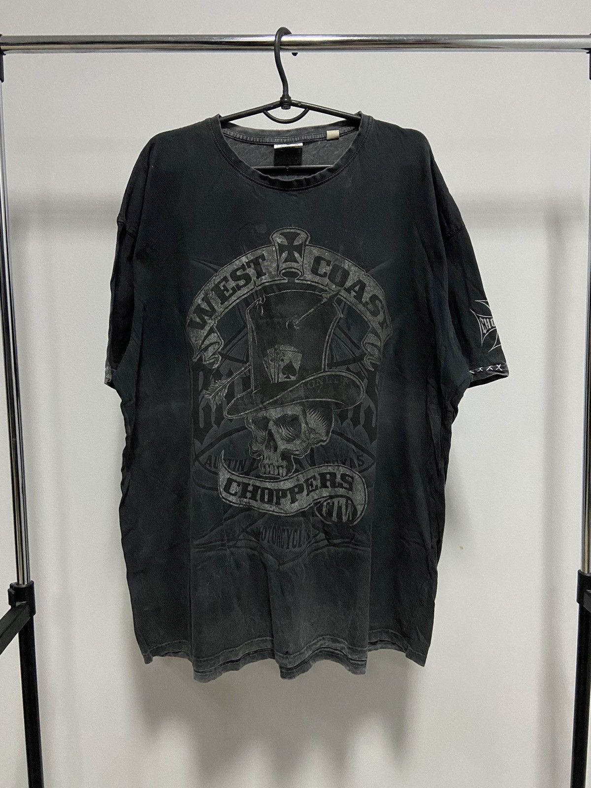 Vintage × West Coast Choppers Choppers Big Logo T Shirt Vintage skull moto biker Size US XXL / EU 58 / 5 - 1 Thumbnail