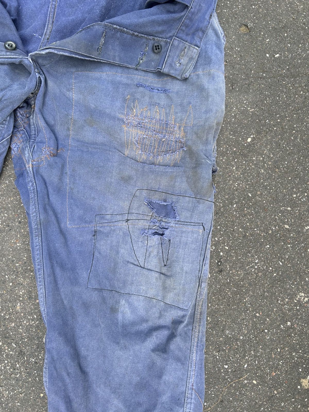 Other Old French blue work pants Size US 34 / EU 50 - 3 Thumbnail