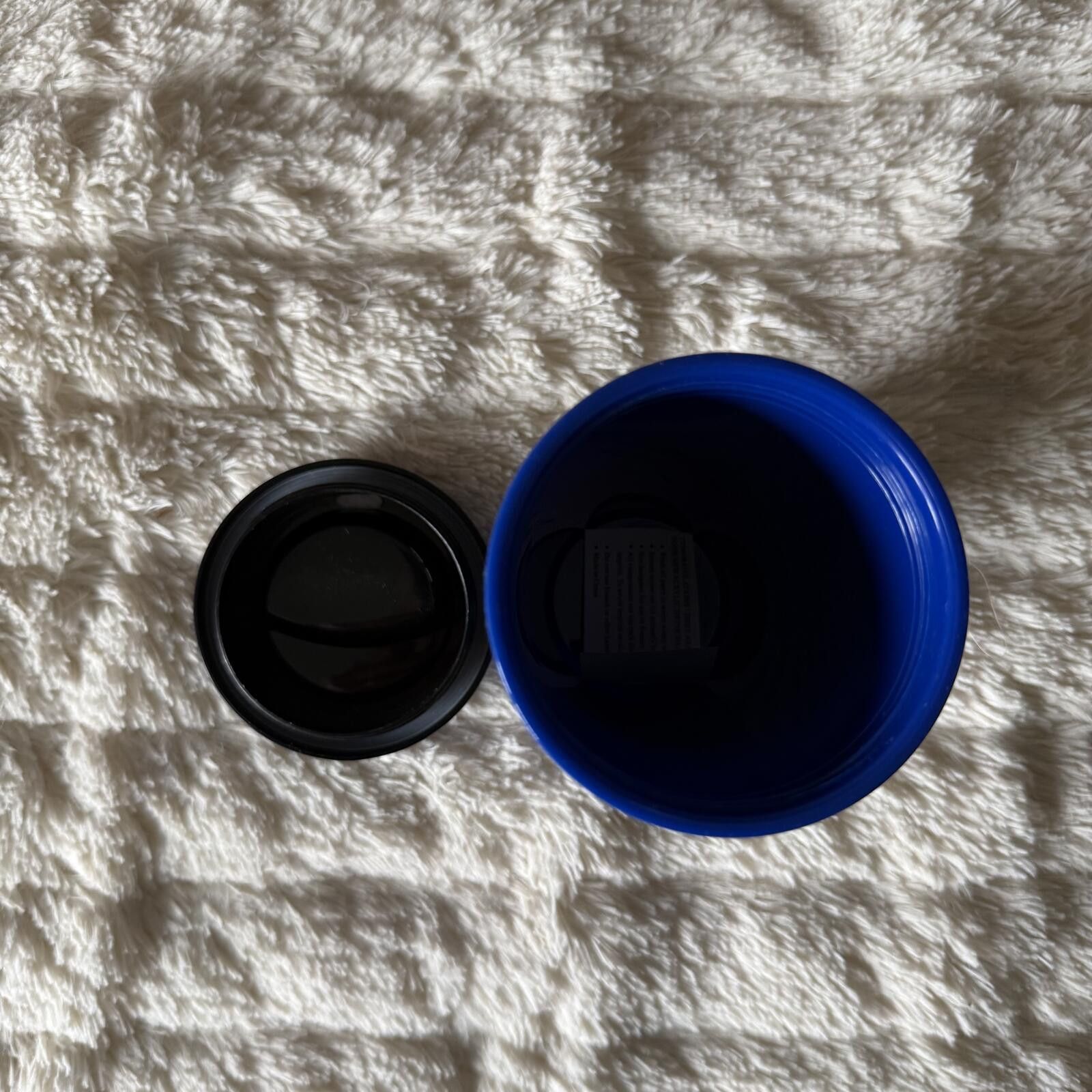 Other Chili's Restaurant Plastic Travel Cup w/lid - Blue & White Size ONE SIZE - 2 Thumbnail
