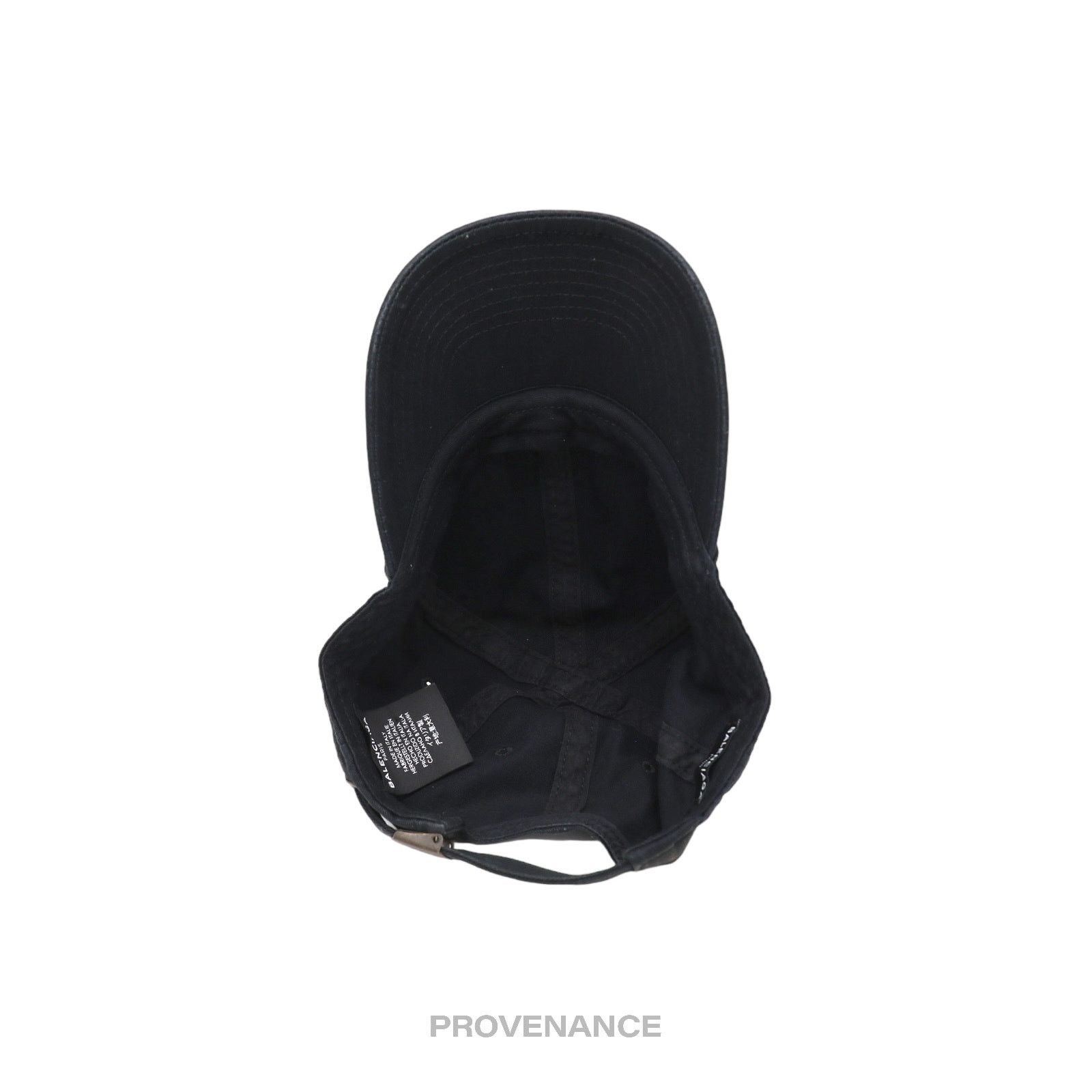 Balenciaga 🔴 Balenciaga Sinners Cap - Washed Black Size ONE SIZE - 6 Thumbnail