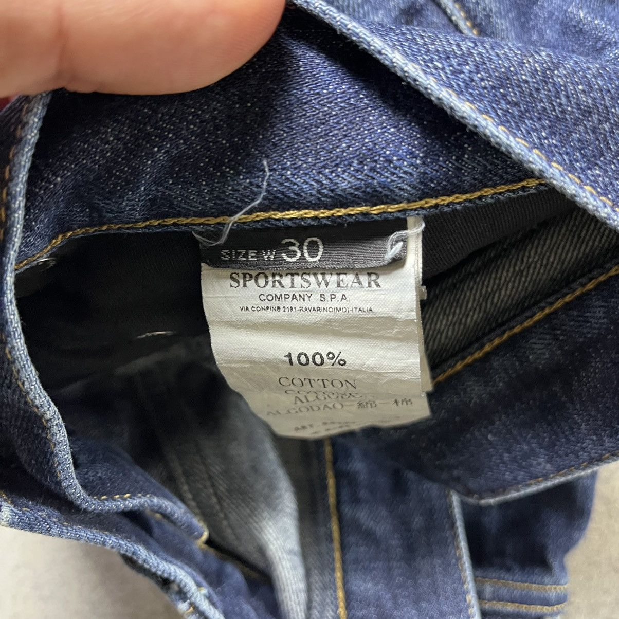 Stone Island Vintage Stone Island Jeans Patch Pocket Straight Fit Casual Size US 32 / EU 48 - 11 Thumbnail