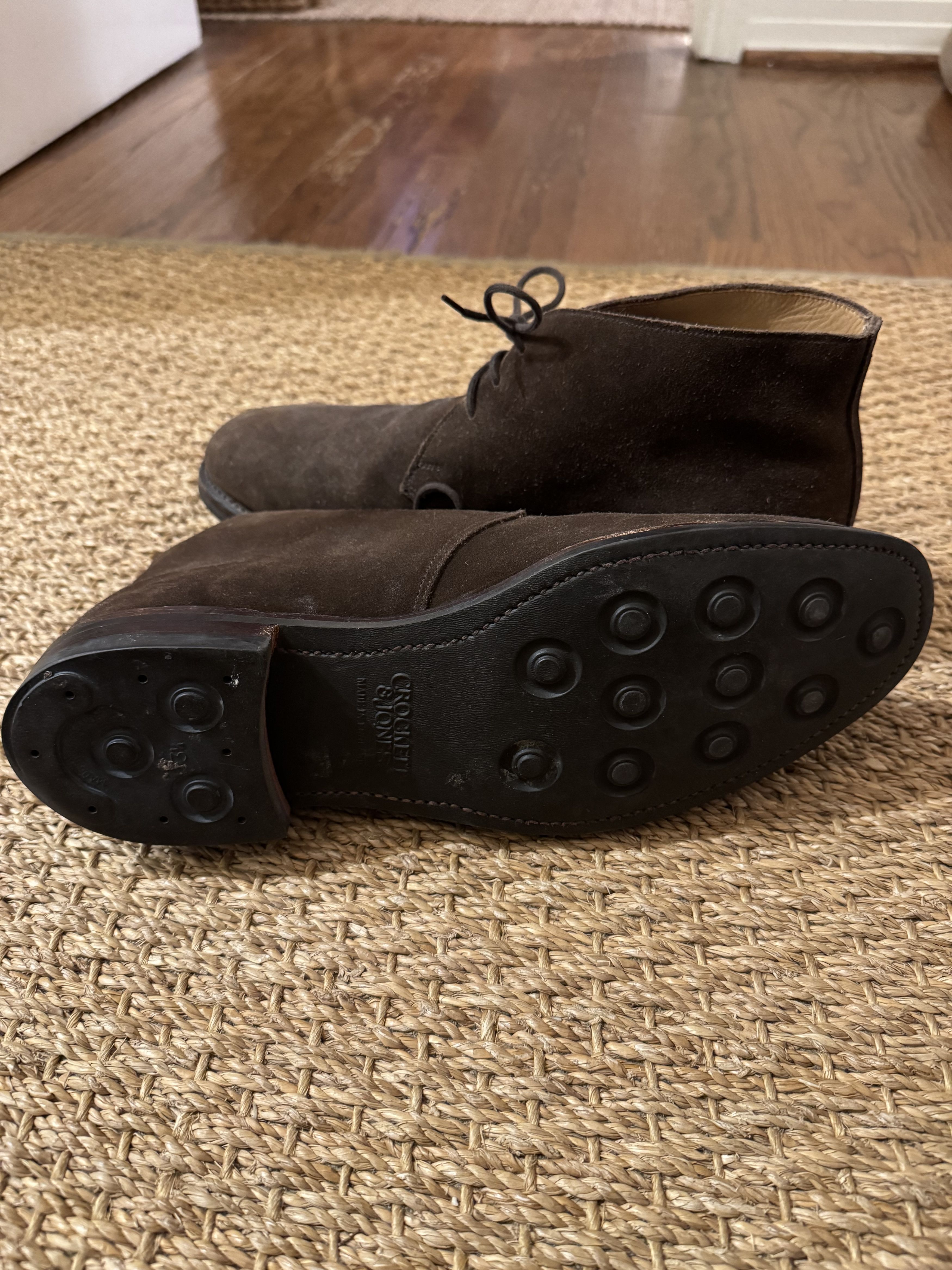 Crockett & Jones Crockett & Jones Chiltern Chukka - Dark Brown Suede Size US 11 / EU 44 - 3 Thumbnail