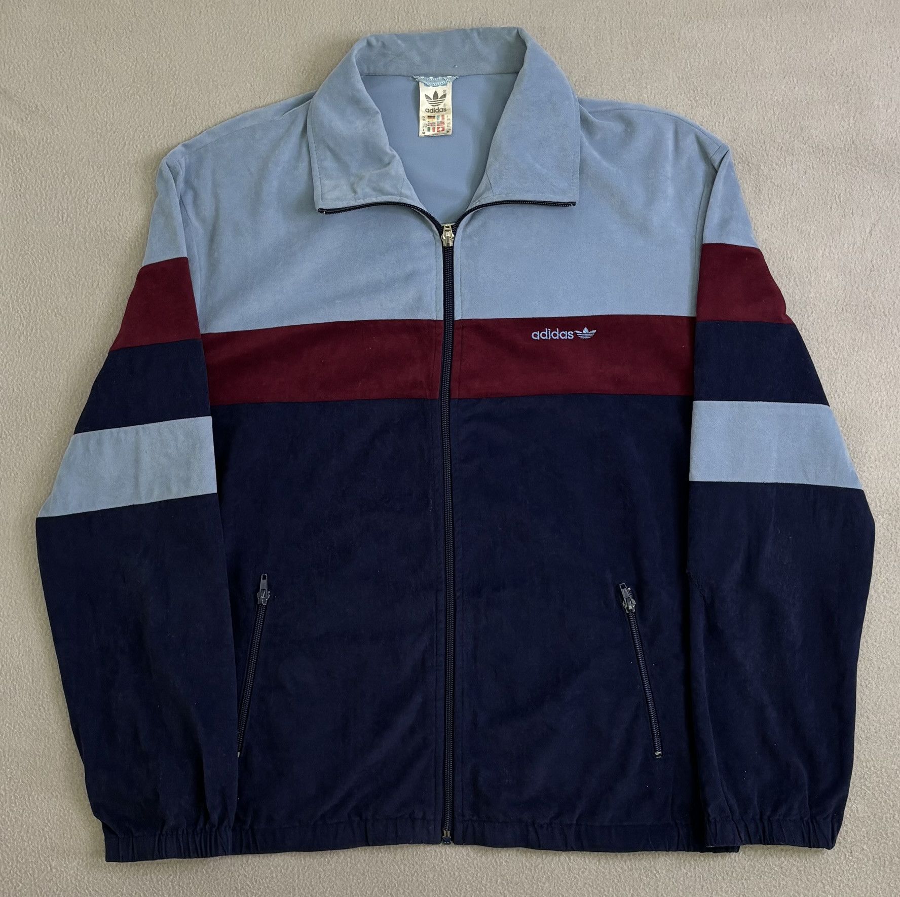 Adidas Adidas Originals 90s zip sweatshirt Made in West Germany Size US L / EU 52-54 / 3 - 6 Thumbnail