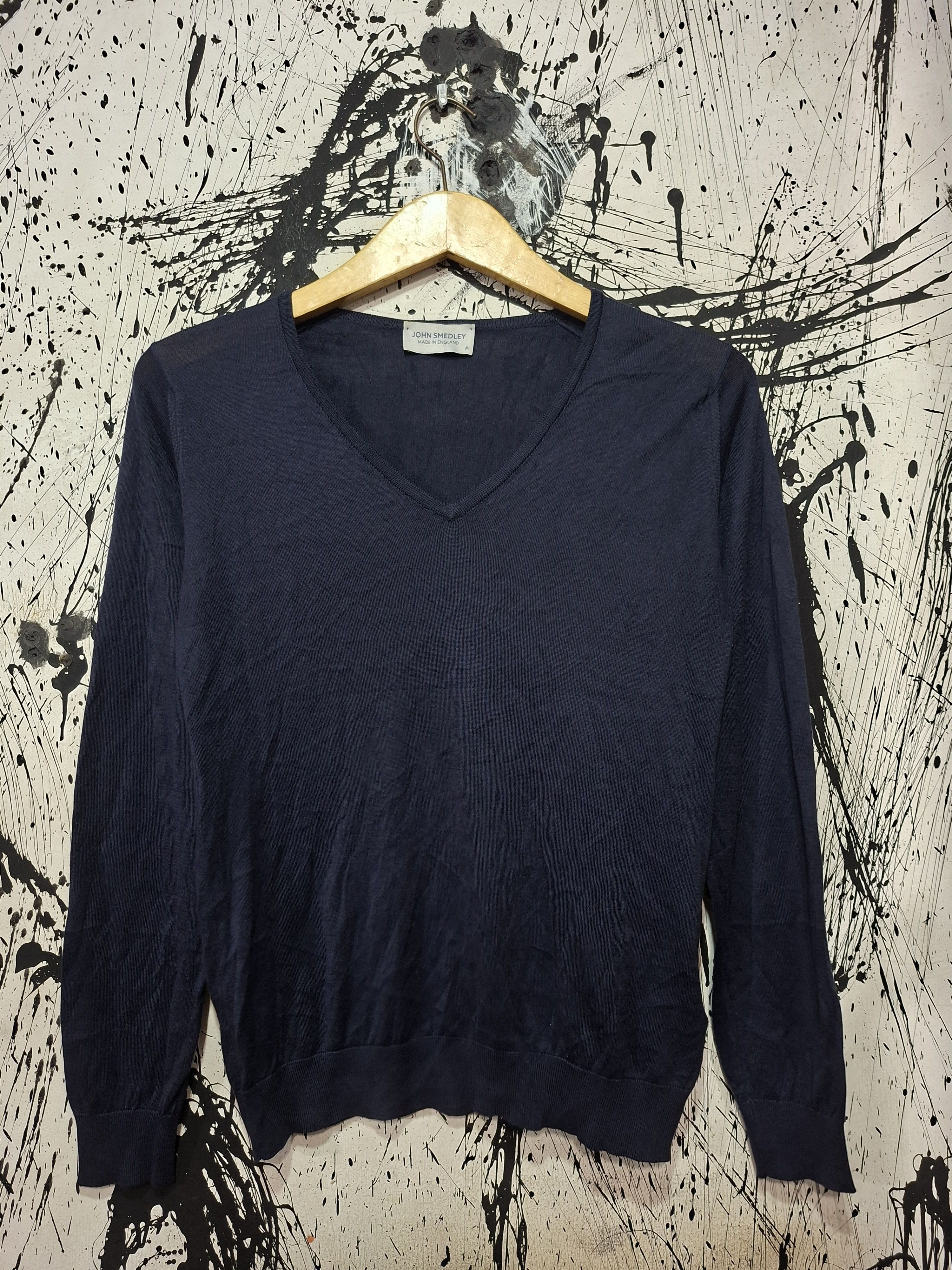 John Smedley JOHN SMEDLEY LUXURY LONGSLEEVE KNITWEAR Size US M / EU 48-50 / 2 - 1 Thumbnail
