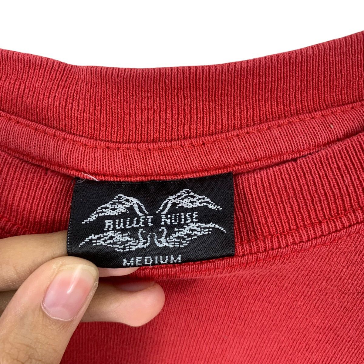 Bullet Noise BULLET NOISE Wing Happiness The End Of The Ground Tee Shirt Size US M / EU 48-50 / 2 - 9 Thumbnail