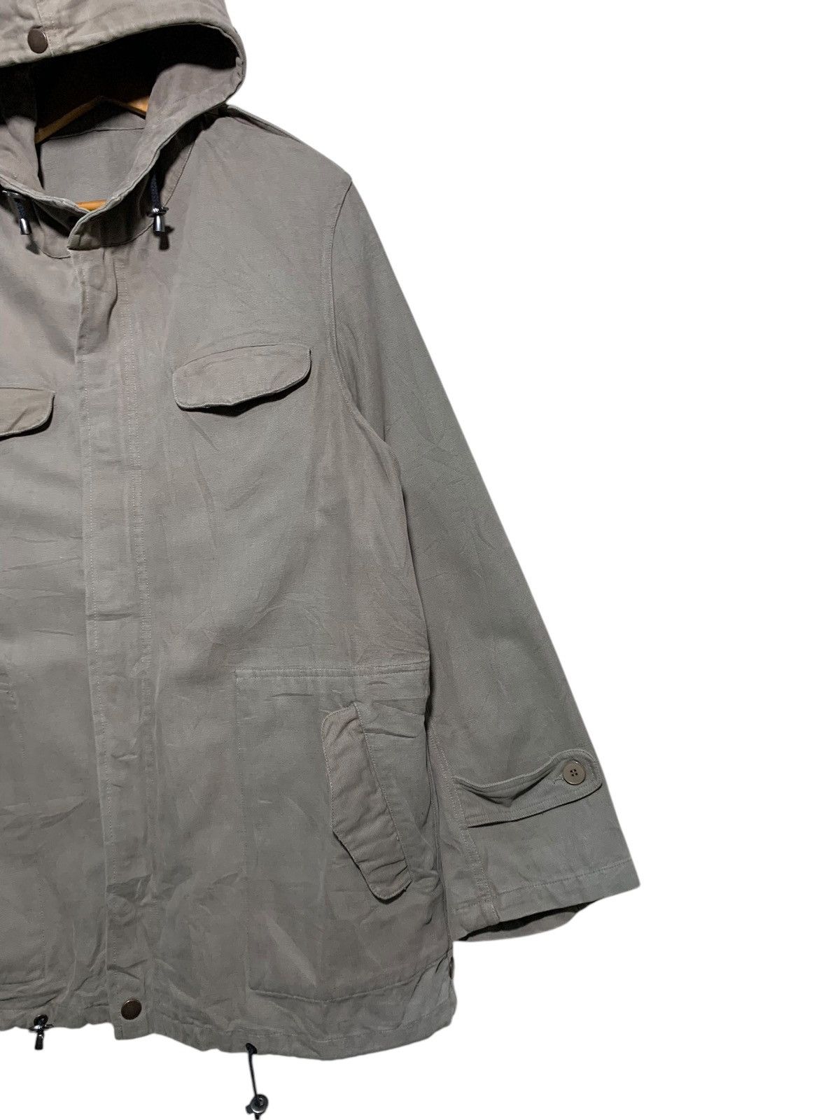 agnes b. 🔥AGNES B. SPORT DUCK CANVAS PARKA JACKETS MILITARY Size US S / EU 44-46 / 1 - 4 Thumbnail