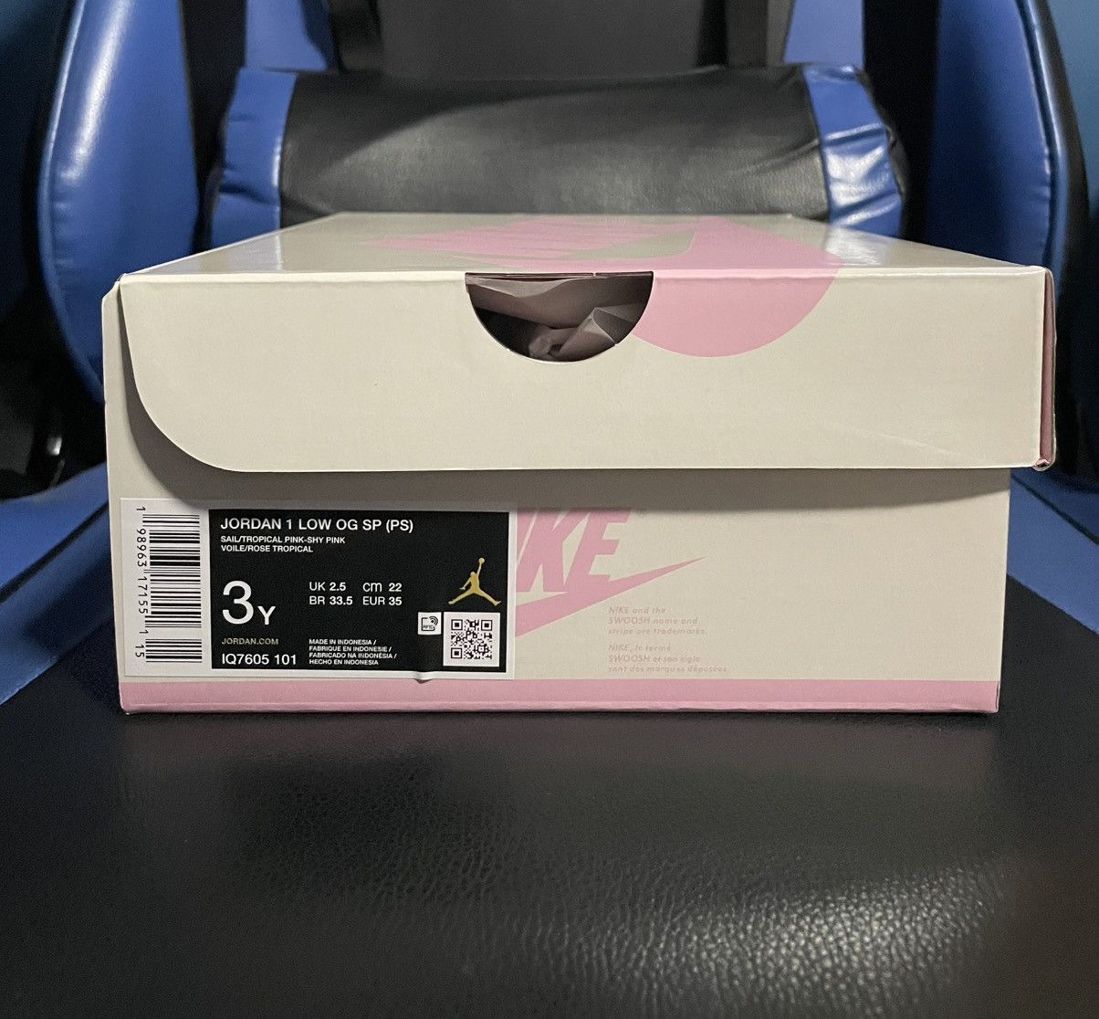 Jordan Brand × Travis Scott Jordan 1 Low Travis Scott Sail Tropical Pink (PS) Size 3Y Size US 5 / EU 37 - 9 Thumbnail