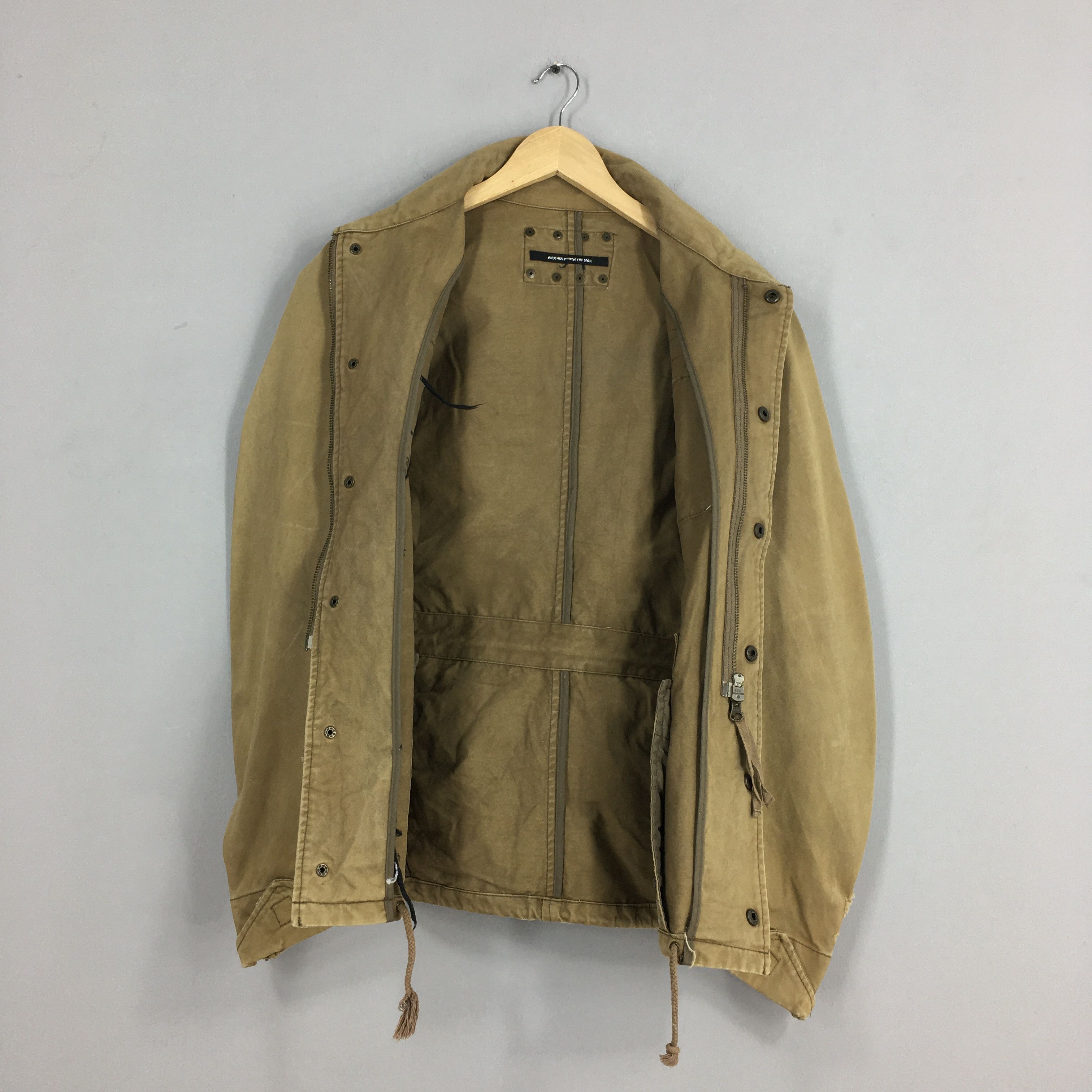 GOSTAR DE FUGA Another Ediotion For Man Japanese Tactical Brown Jacket Size US S / EU 44-46 / 1 - 7 Thumbnail