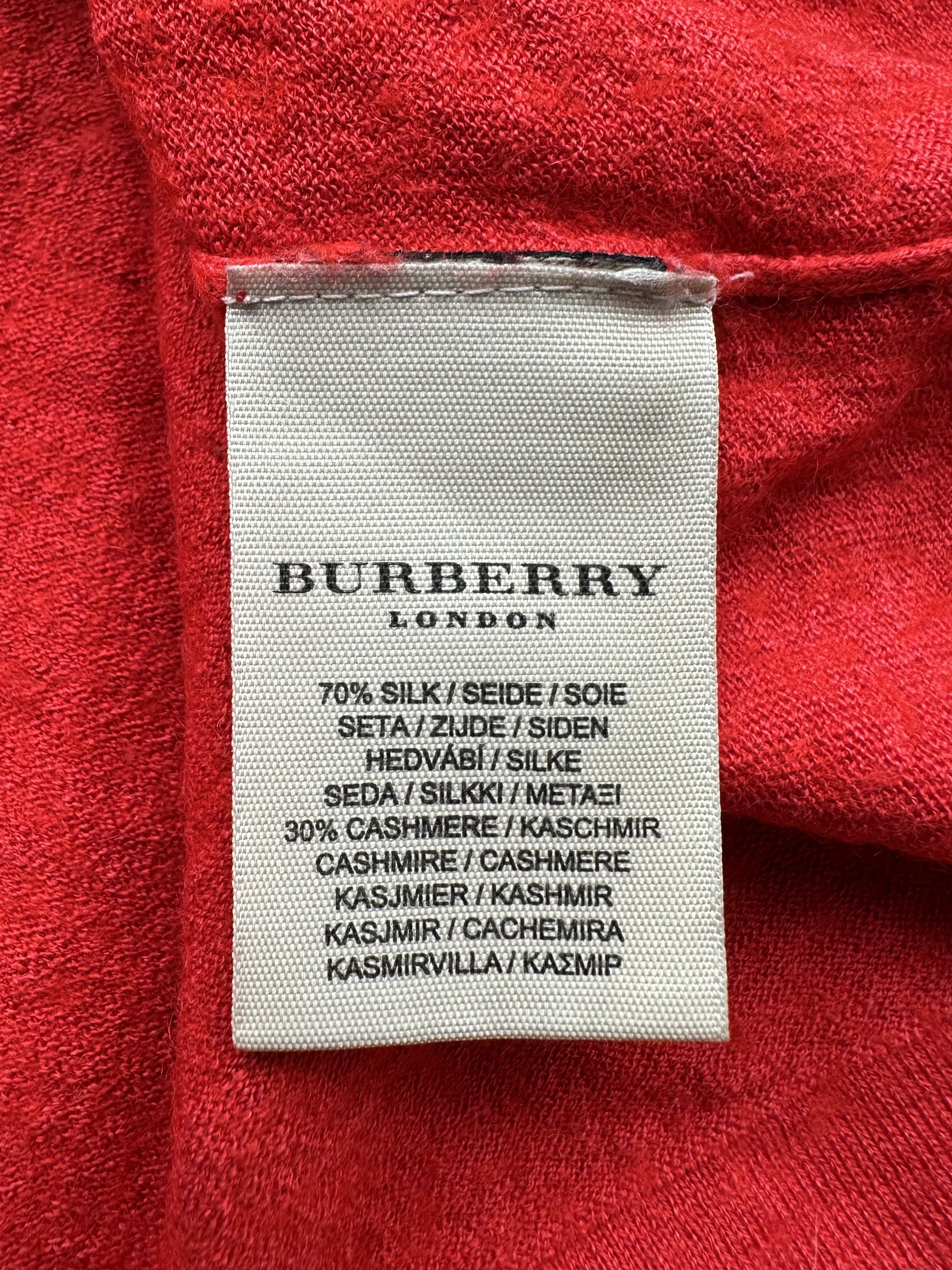 Burberry Burberry Vintage Silk/Cashmere Sweater (292) Size XS / US 0-2 / IT 36-38 - 6 Thumbnail