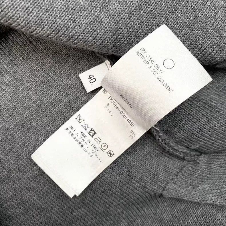 Thom Browne Thom Browne Gray knit jacket Size S / US 4 / IT 40 - 5 Thumbnail