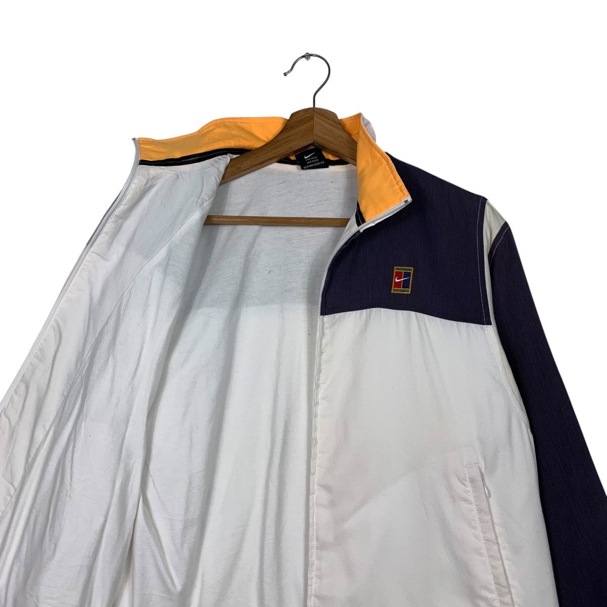 Nike 90’s NIKE Court Logo Turtleneck Sweater Jacket #2293-C102 Size M / US 6-8 / IT 42-44 - 10 Thumbnail